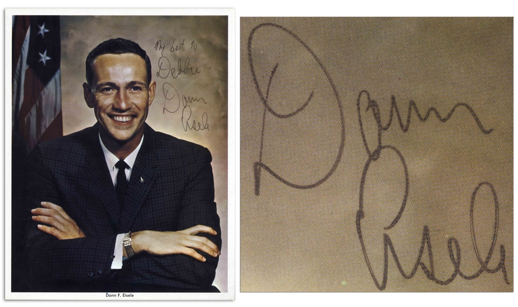 Apollo 7 Astronaut Donn Eisele Signed 8'' x 10'' Photo